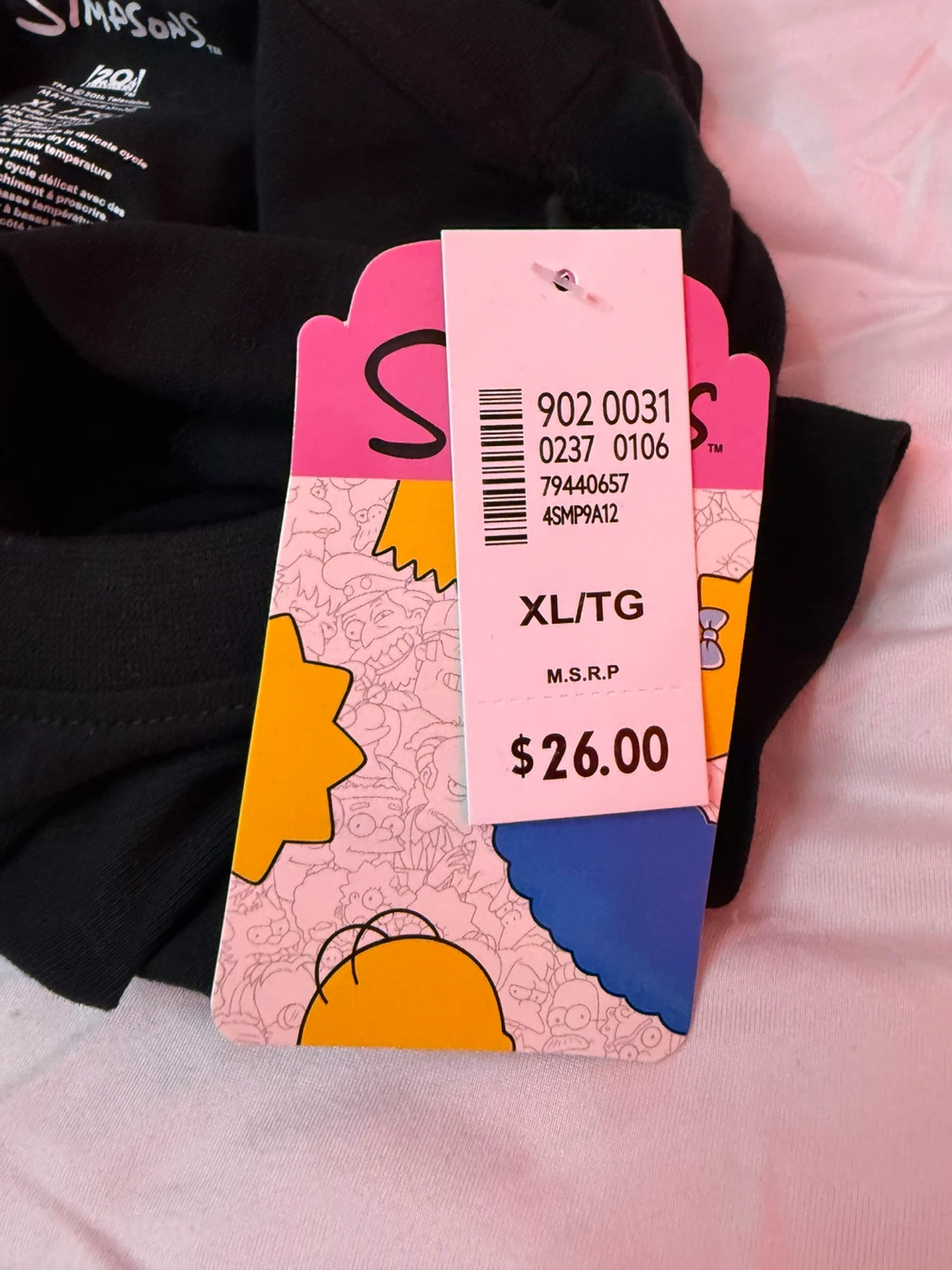 The Simpsons Graphic T-Shirt Black XL - photo 3