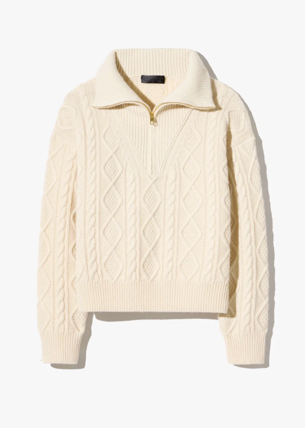 Vince Cable Knit Quarter Zip Sweater - photo 4