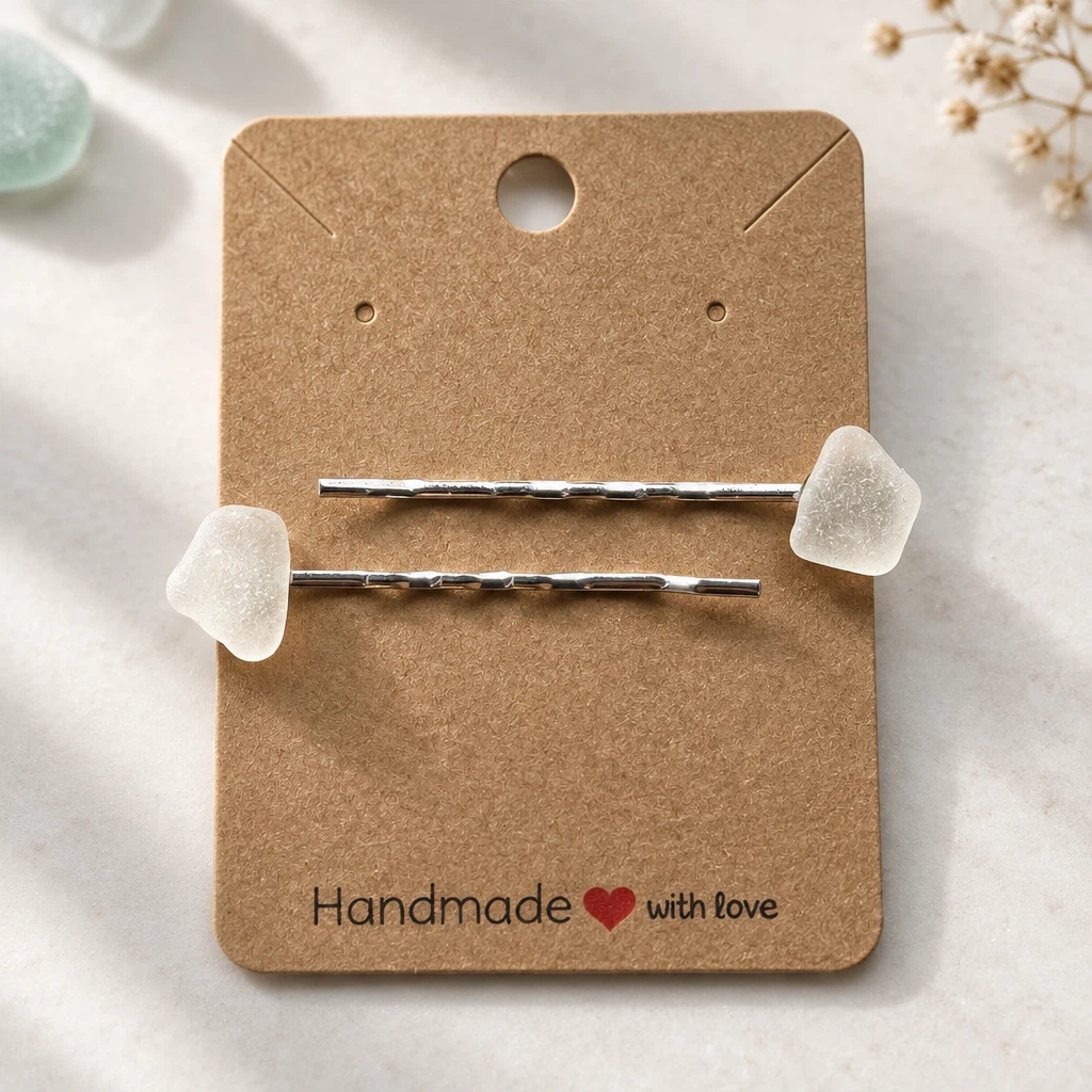 ✨Sea Glass Bobby Pin Set✨