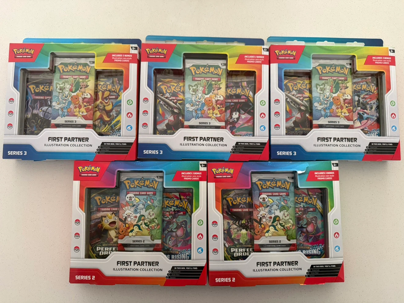 Pokemon first partner illustration series 2,3