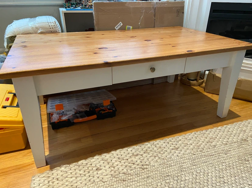 Free Wood Coffee Table