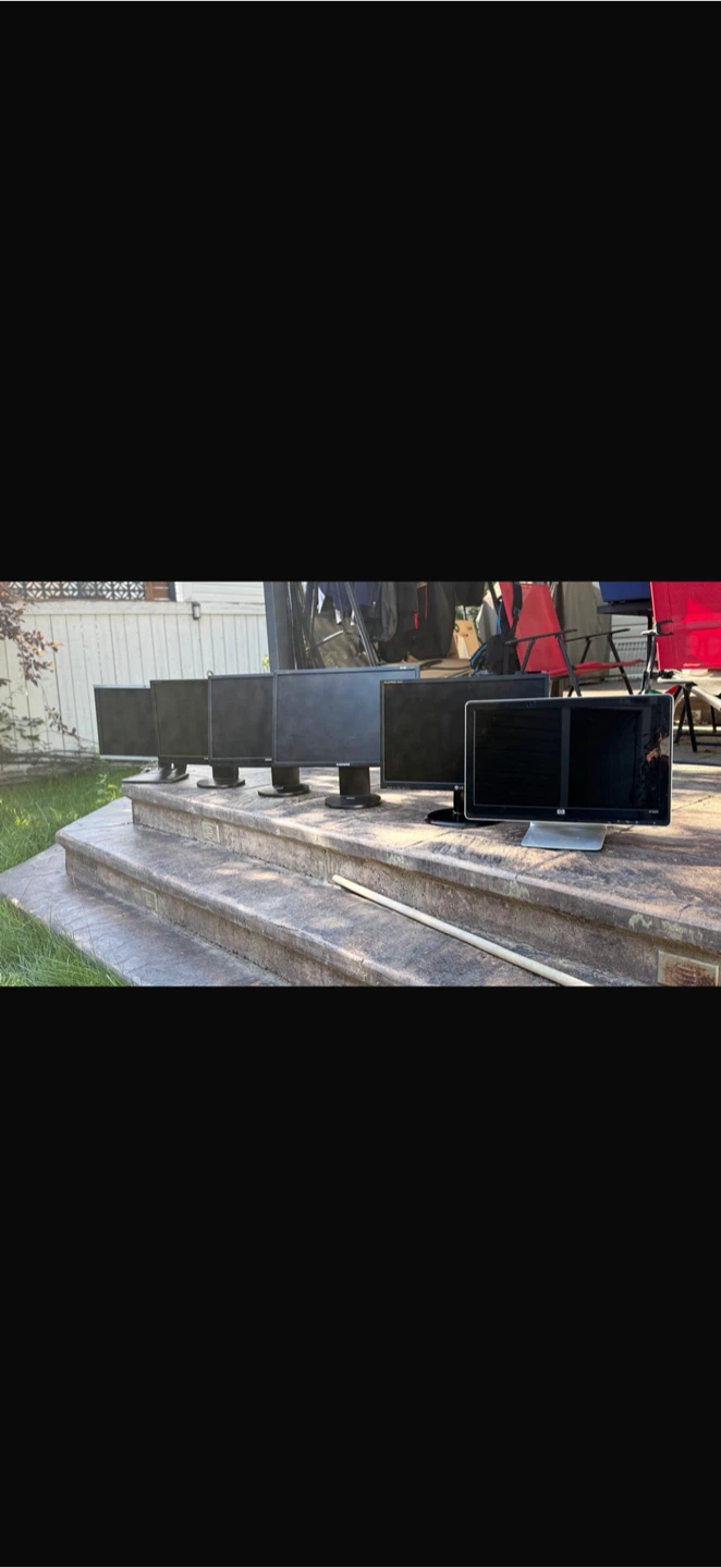 Selection of Assorted Desktop Monitors