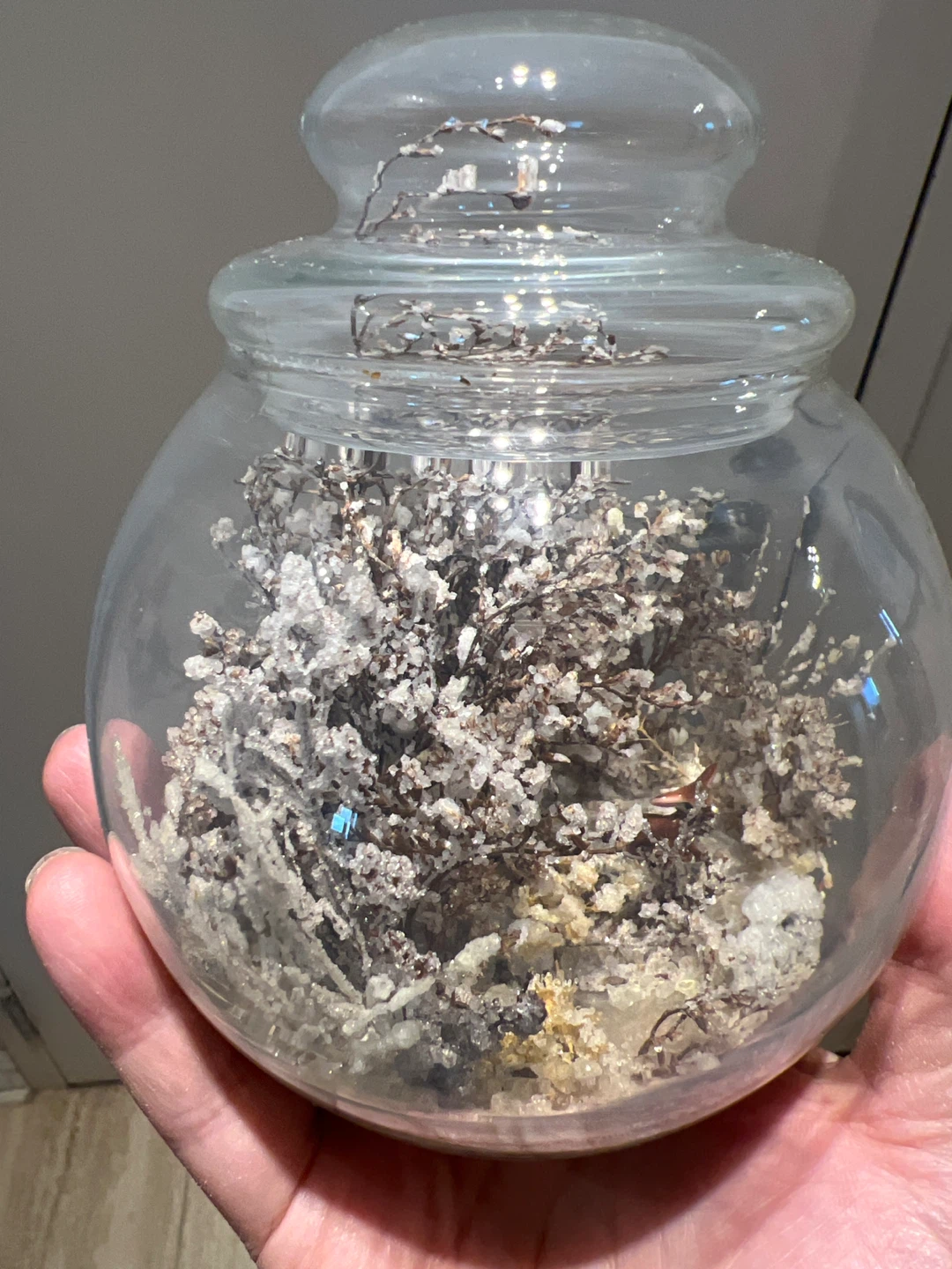 Miniature Deer Glass Terrarium - photo 2