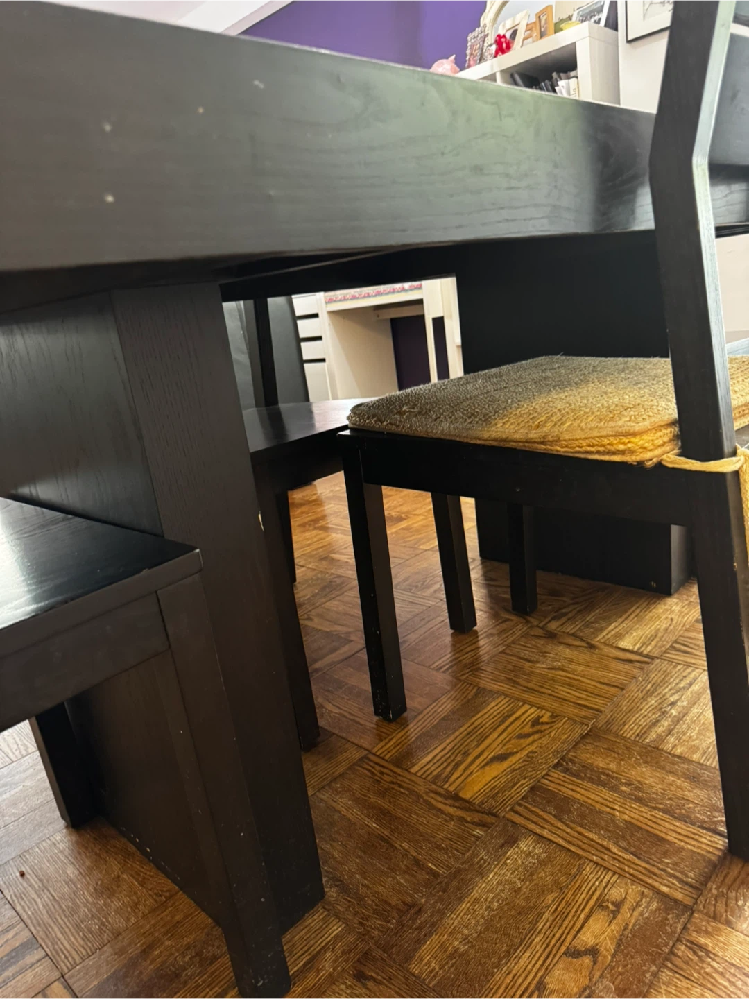 West elm dining table set