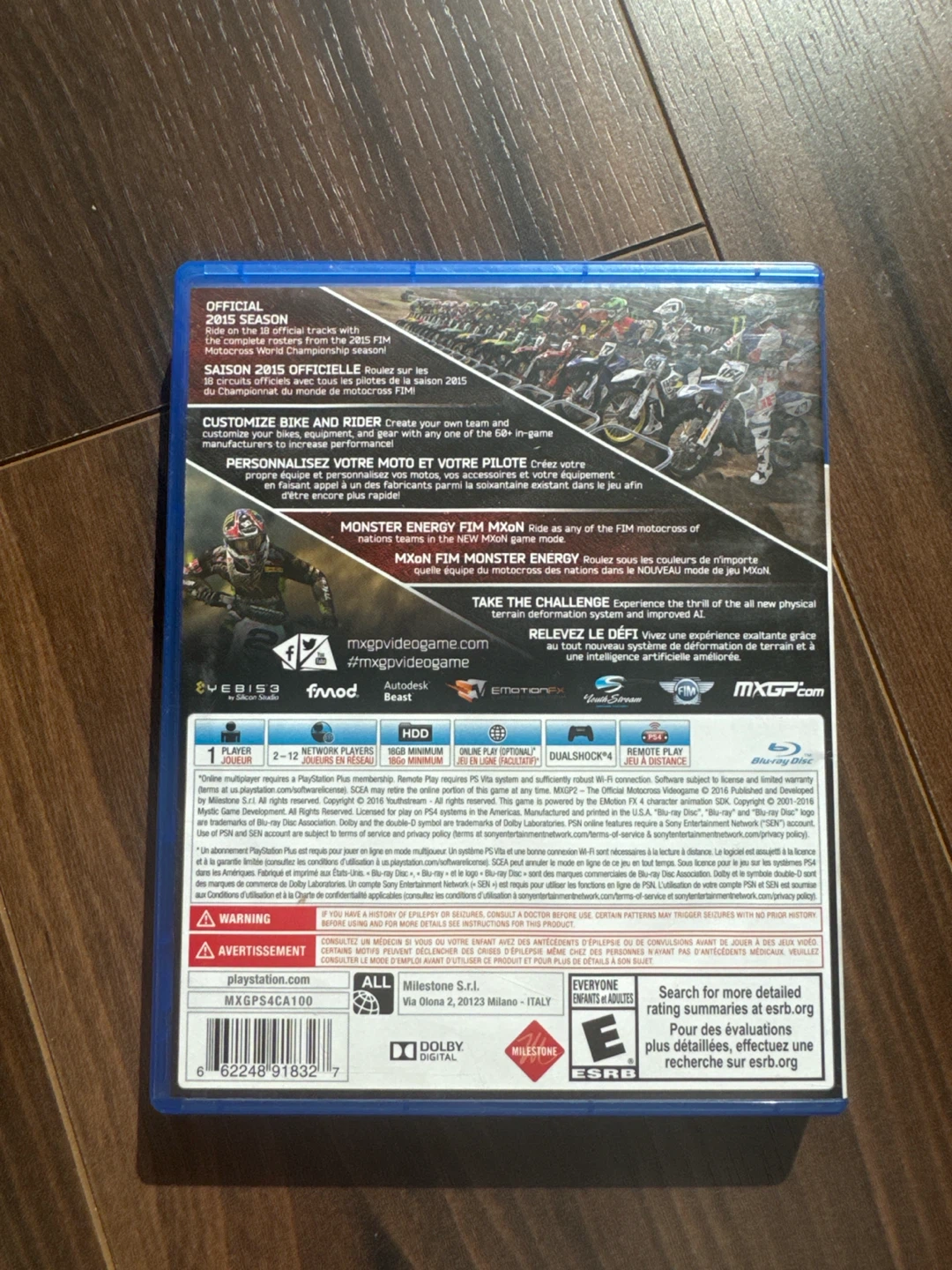 MXGP2 The Official Motocross Videogame for PS4 - photo 3