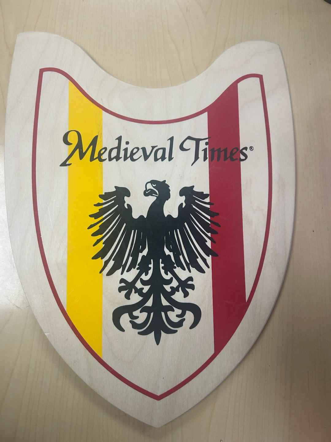 Medieval Times Wooden Shield
