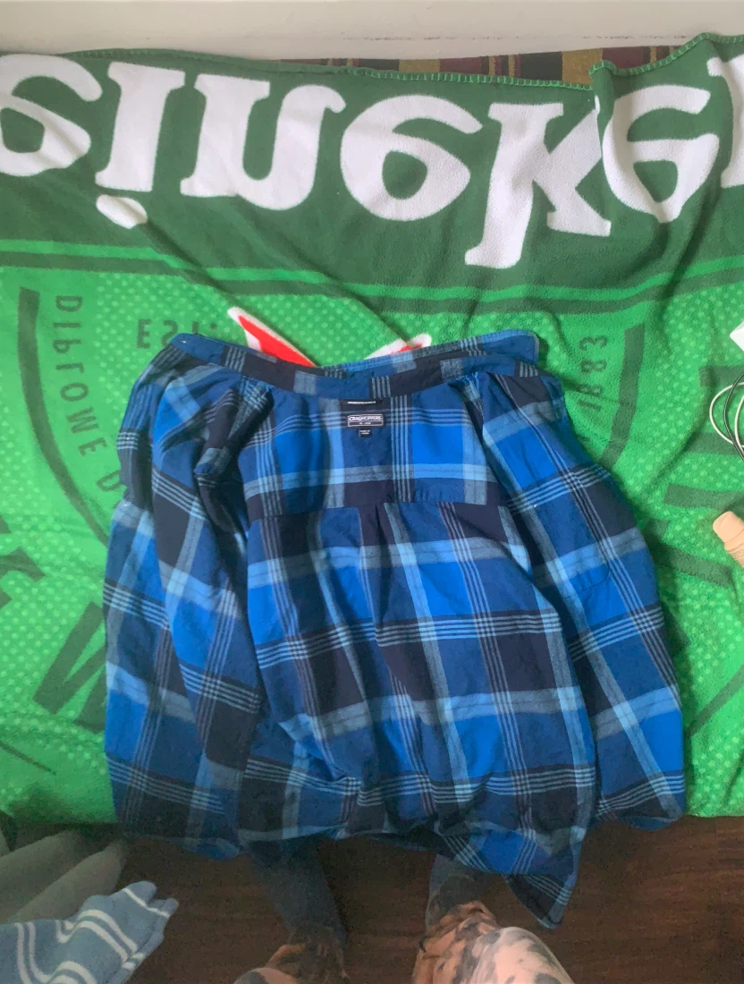 Craghoppers Blue Plaid Flannel Shirt