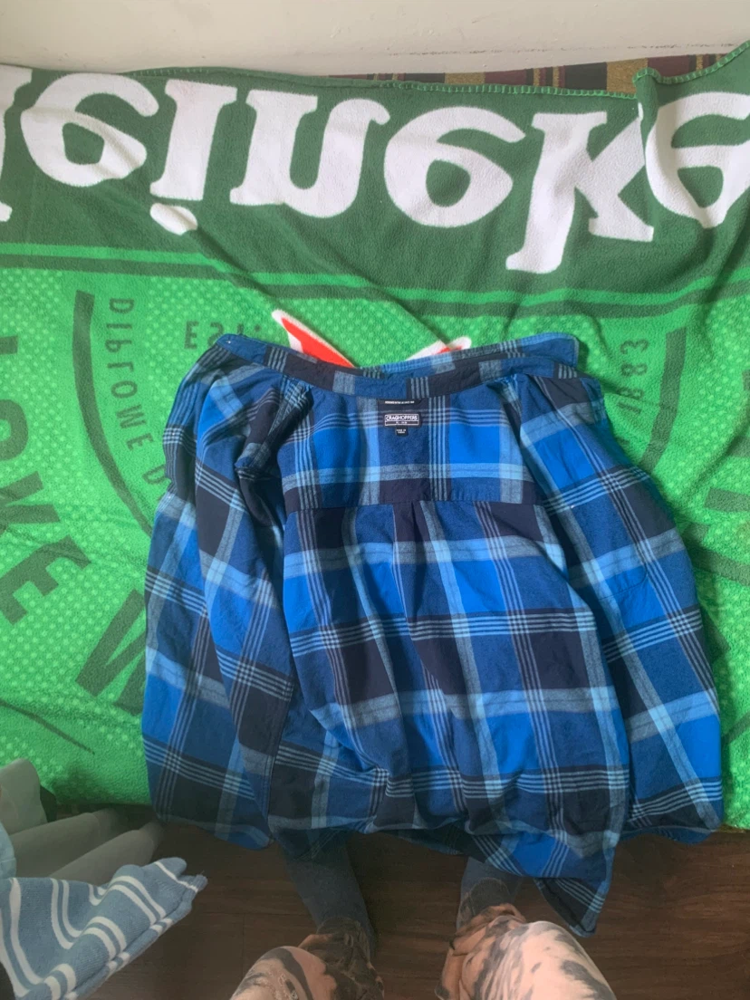 Craghoppers Blue Plaid Flannel Shirt - photo 3
