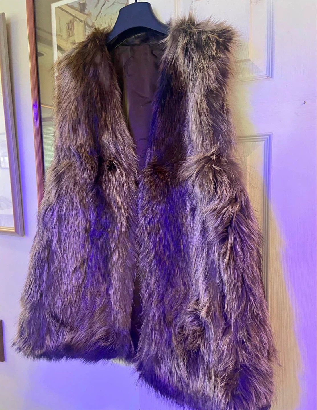 Raccoon fur Vest