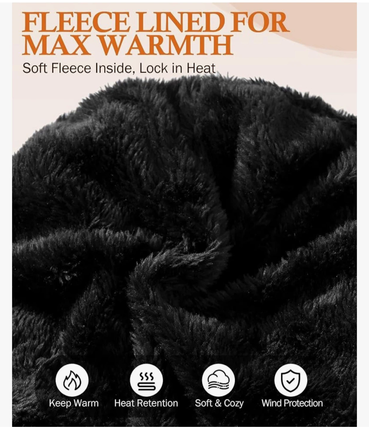 Fleece Lined Knit Hat with Ear Flaps - photo 4