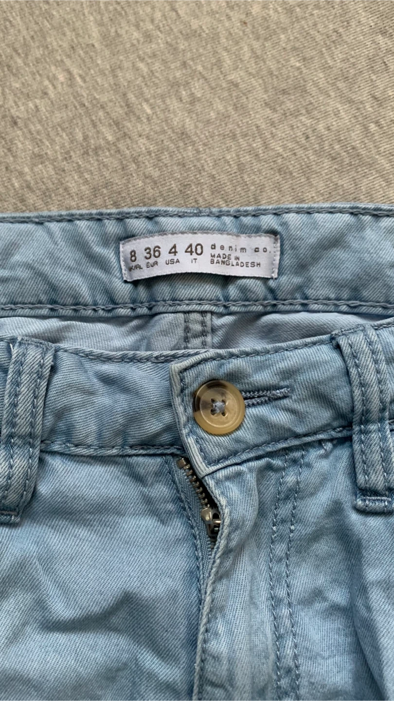 Denim Co. Light Wash Wide Leg Jeans - Size 4 - photo 3