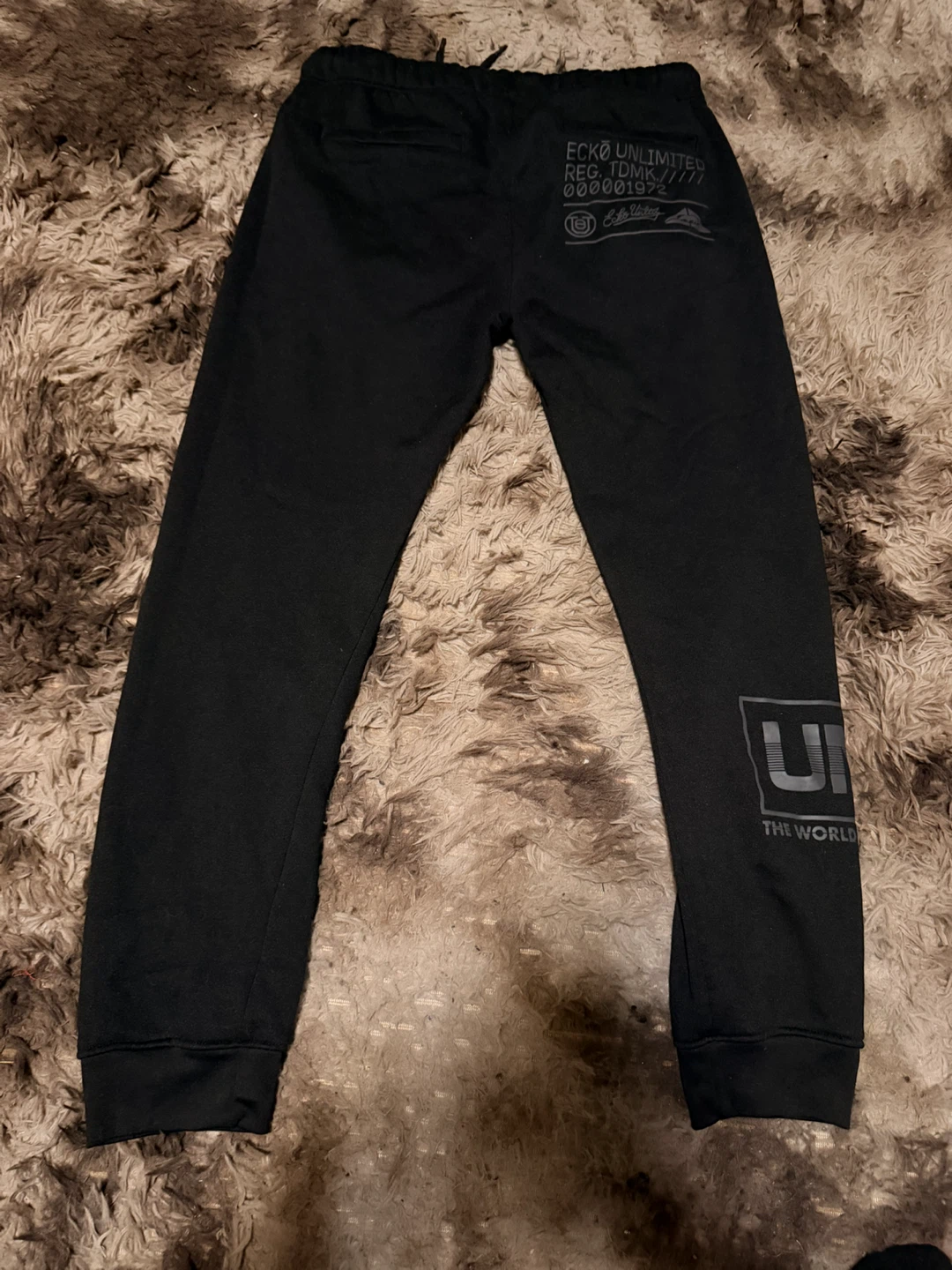 Ecko Unltd. Black Graphic Sweatpants Size M - photo 2