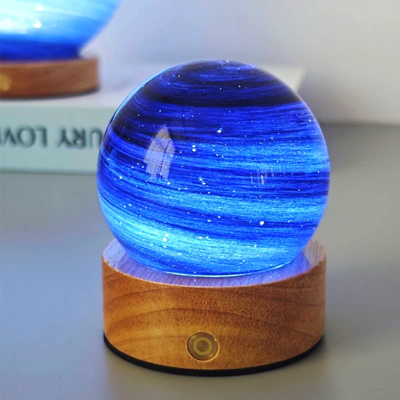Blue Galaxy Night Light - photo 4