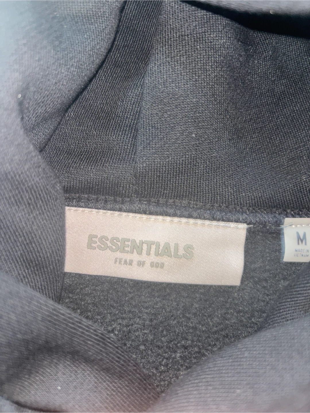 Fear of God Essentials Hoodie Black - photo 3