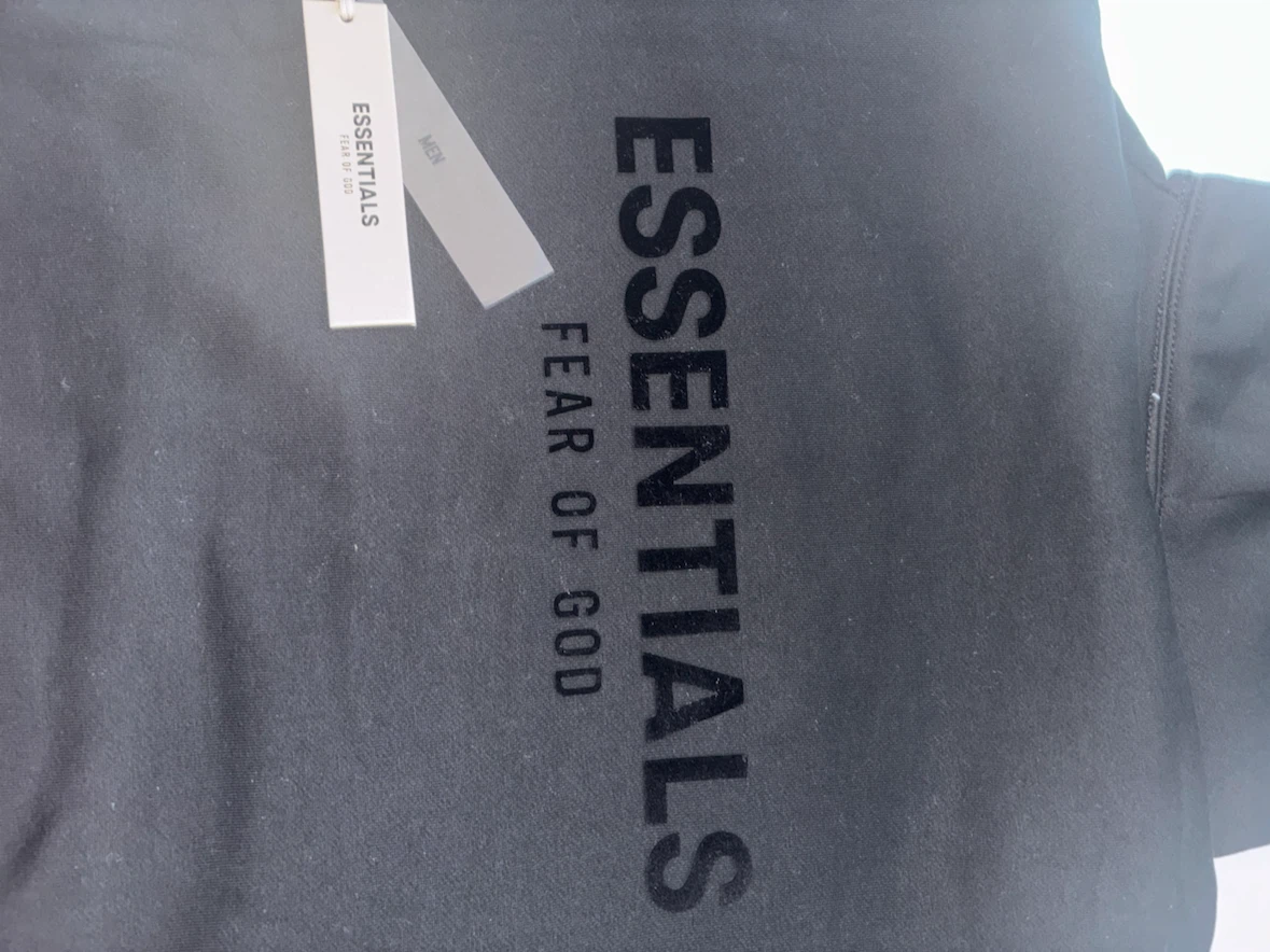 Fear of God Essentials Hoodie Black - photo 4