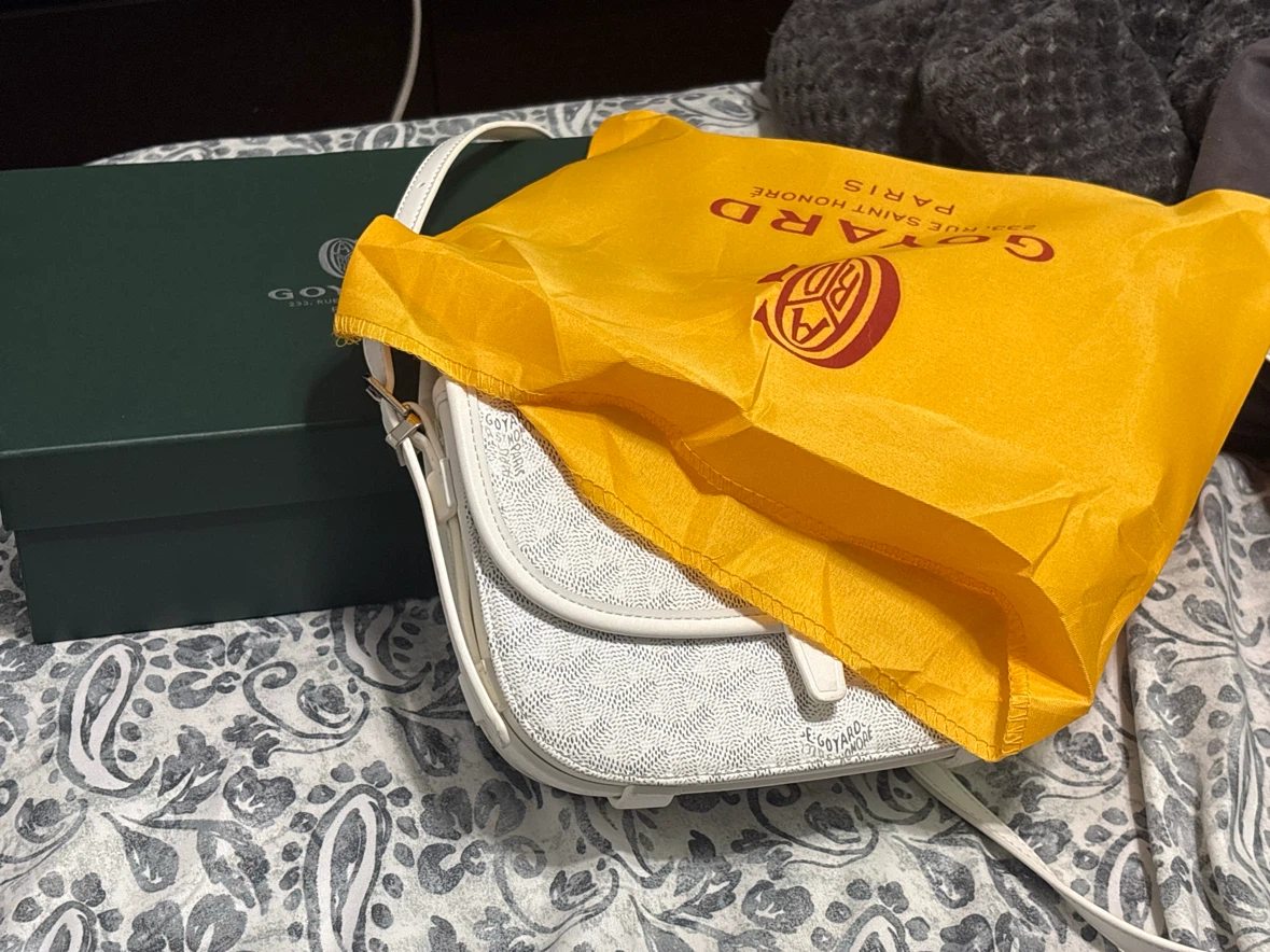 Goyard White Crossbody Bag