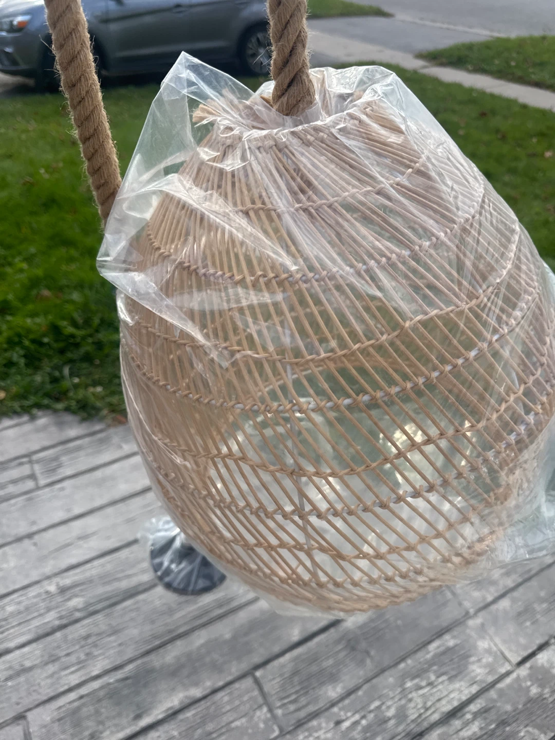 Woven Rope Pendant Light - photo 2