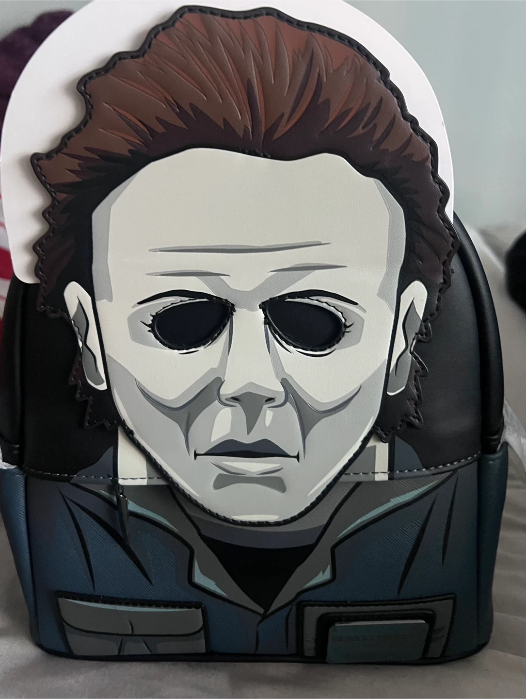 Loungefly GLOW IN THE DARK Hard Tag Michael Myers Mini Backpack