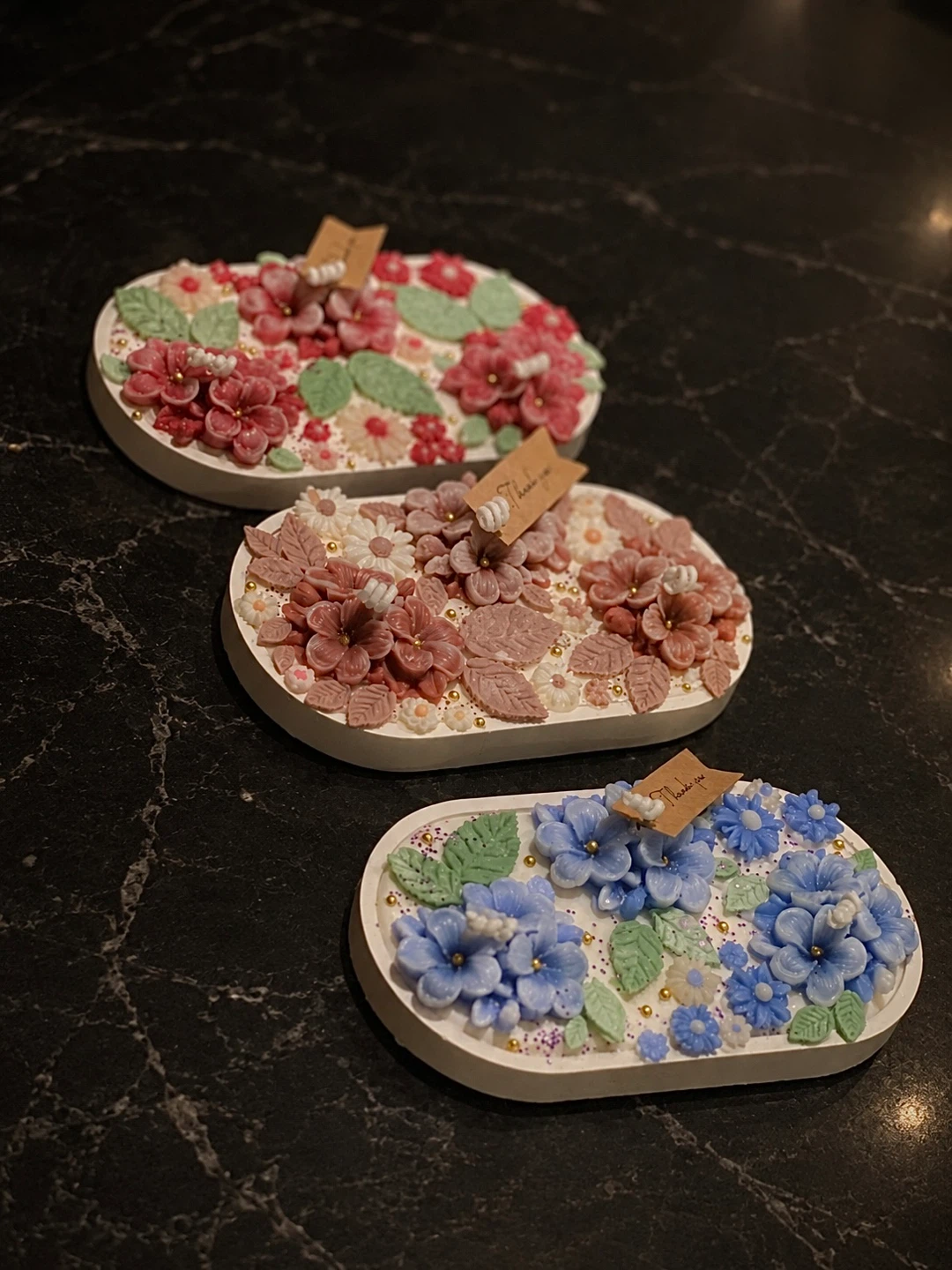 Decorative Flower Shaped Scented candles