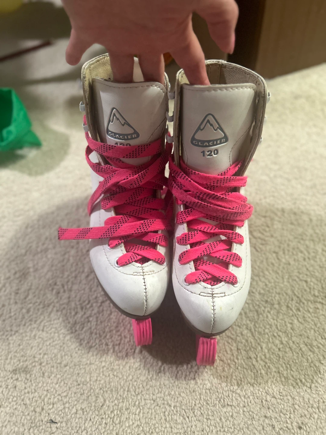 Glacier 120 Figure Skates, Size 3