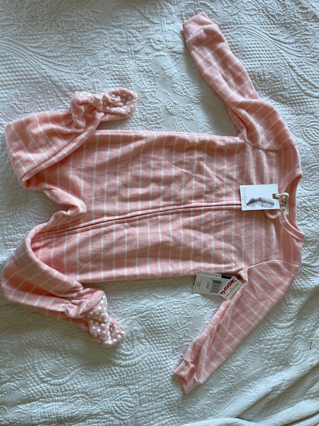 Jessica Simpson Baby Footed Pajamas 24M
