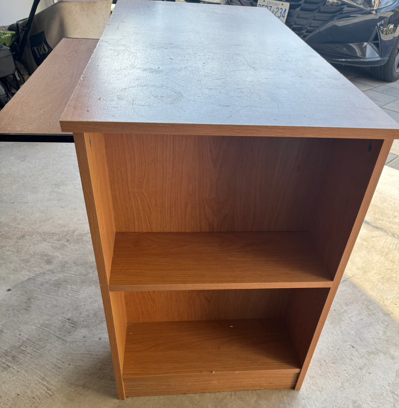 Wood Grain Computer Desk - photo 2