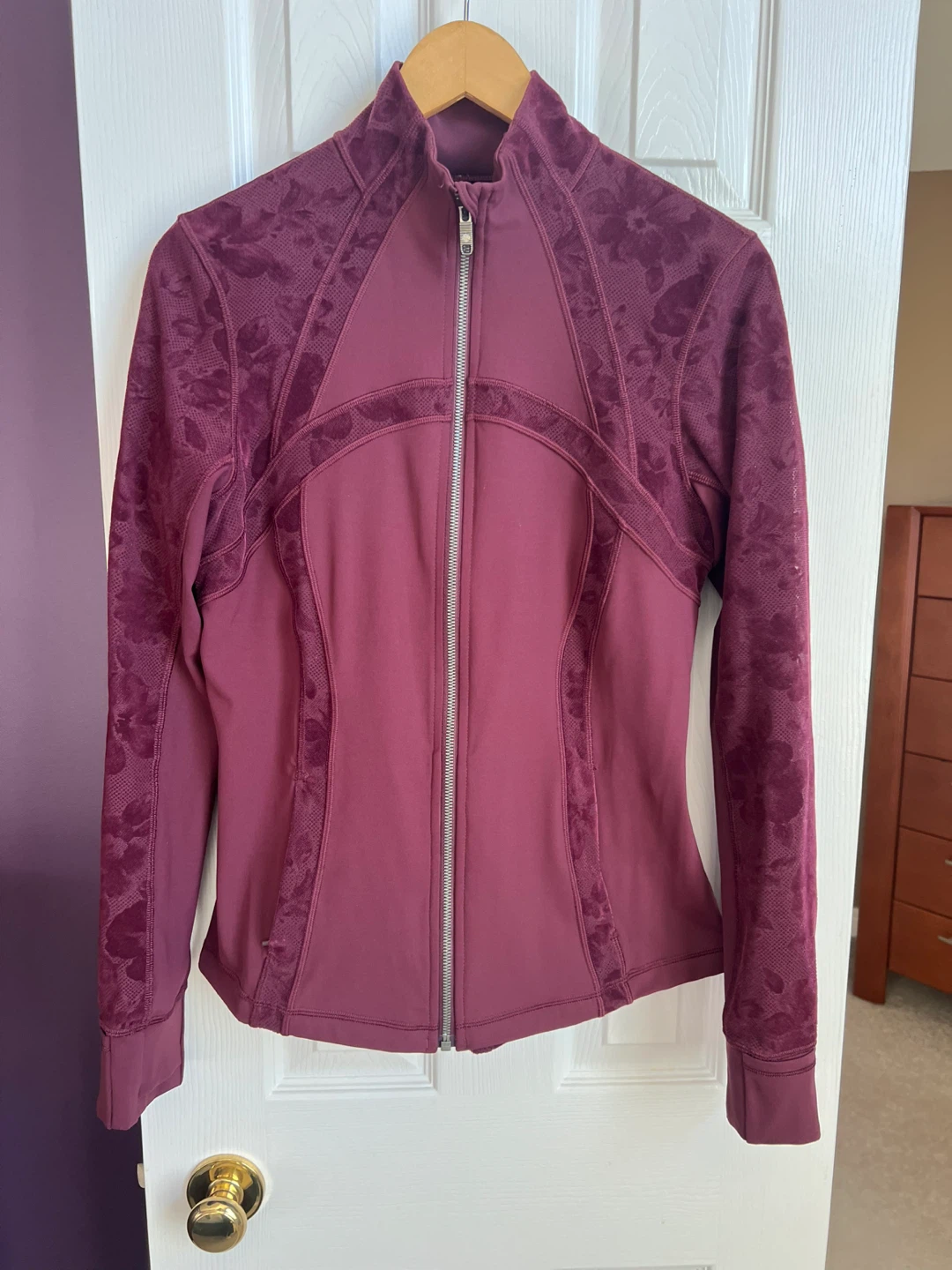 Lululemon Maroon Define Jacket size 10
