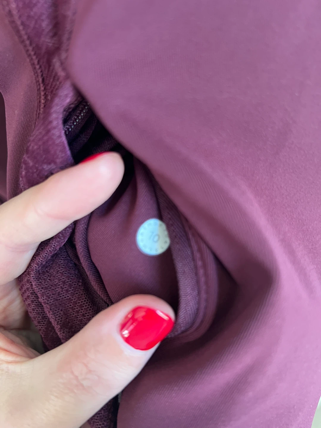 Lululemon Maroon Define Jacket size 10 - photo 3