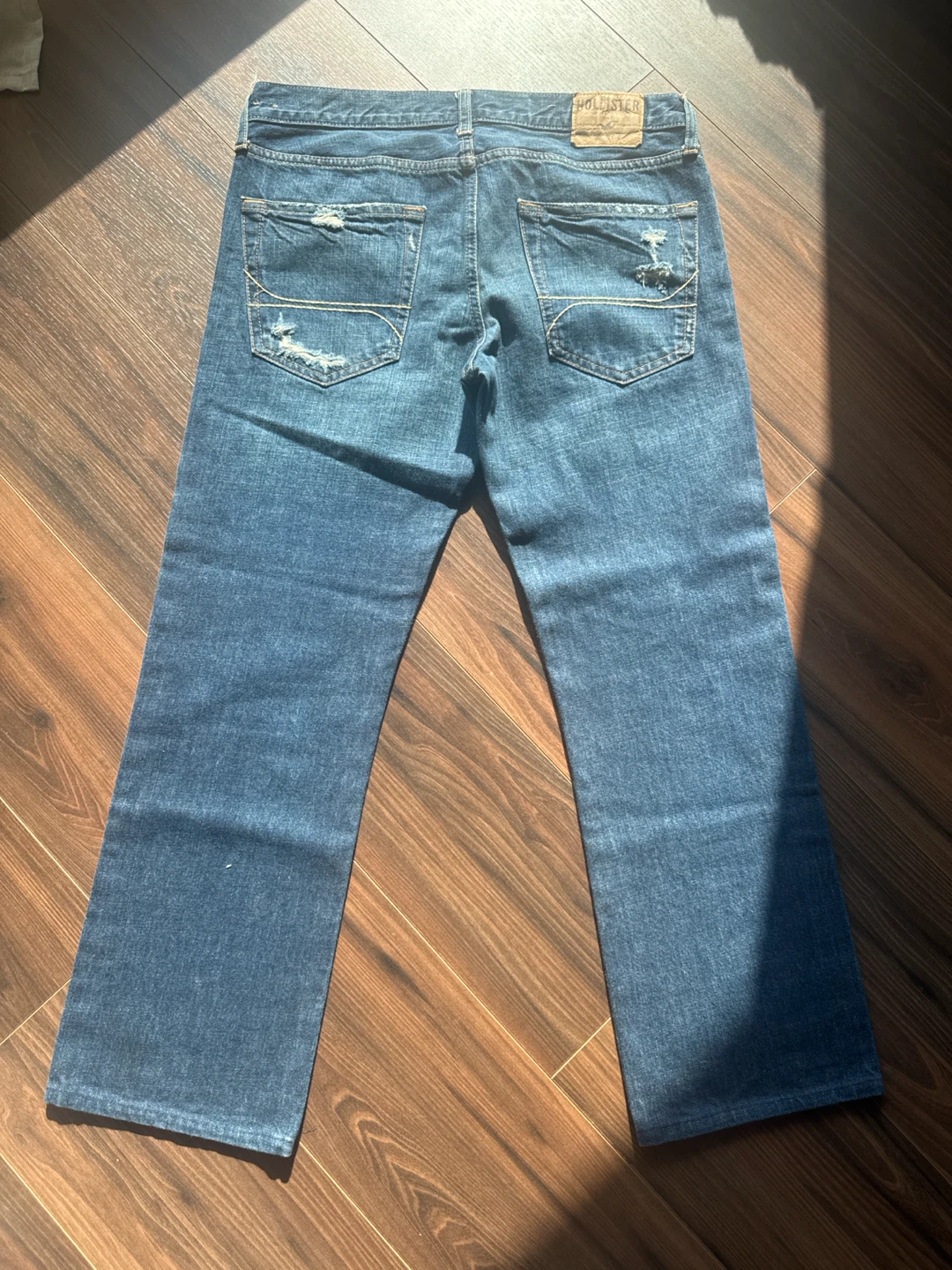 Hollister Distressed Blue Jeans W31 L32 - photo 2
