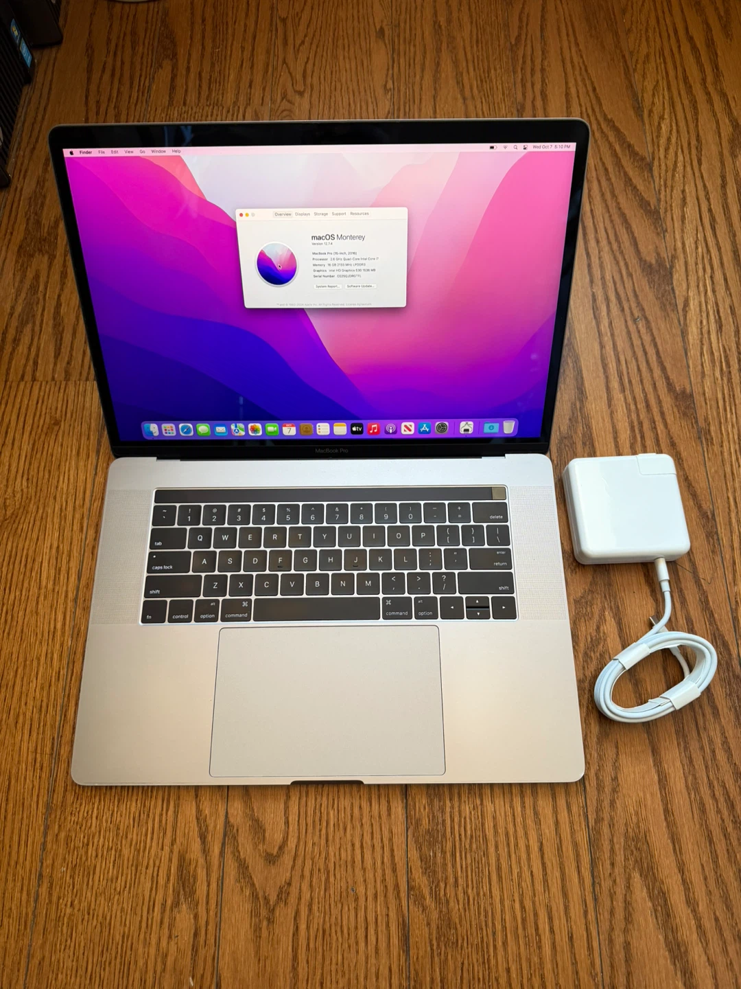 Apple MacBook Pro 15-inch 2016 16GB RAM 256GB SSD