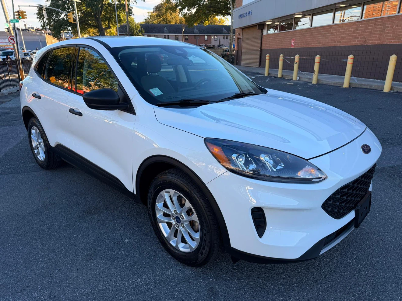 White Ford Escape SUV