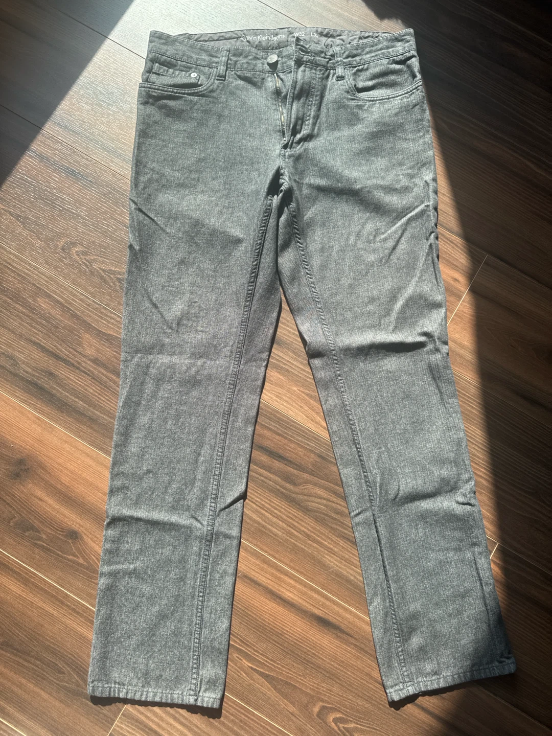 Calvin Klein Jeans Grey Denim Pants W32 L32