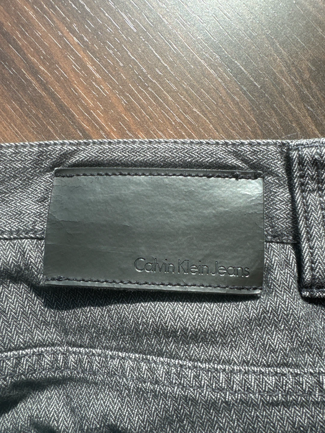 Calvin Klein Jeans Grey Denim Pants W32 L32 - photo 3
