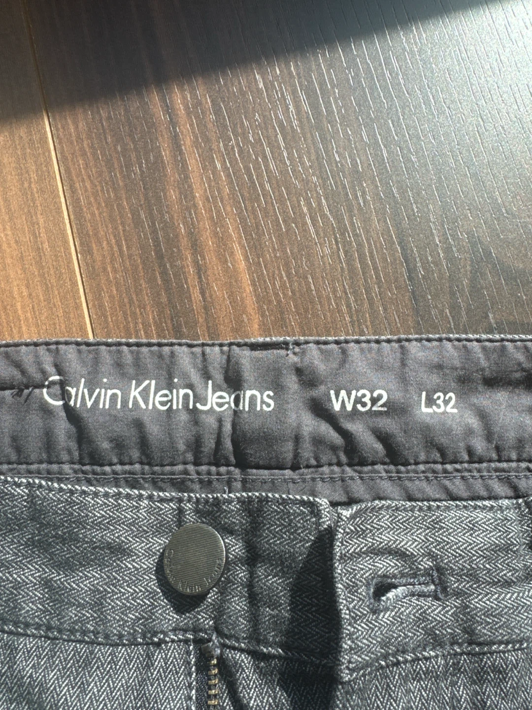 Calvin Klein Jeans Grey Denim Pants W32 L32 - photo 4