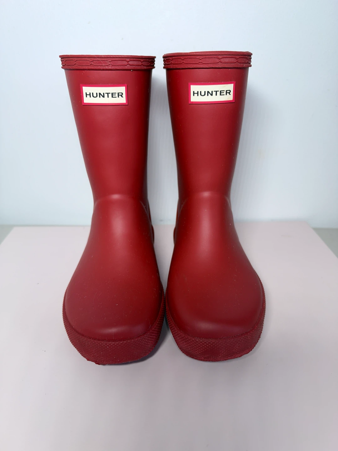 Hunter Kids First Classic Rain Boots - Red