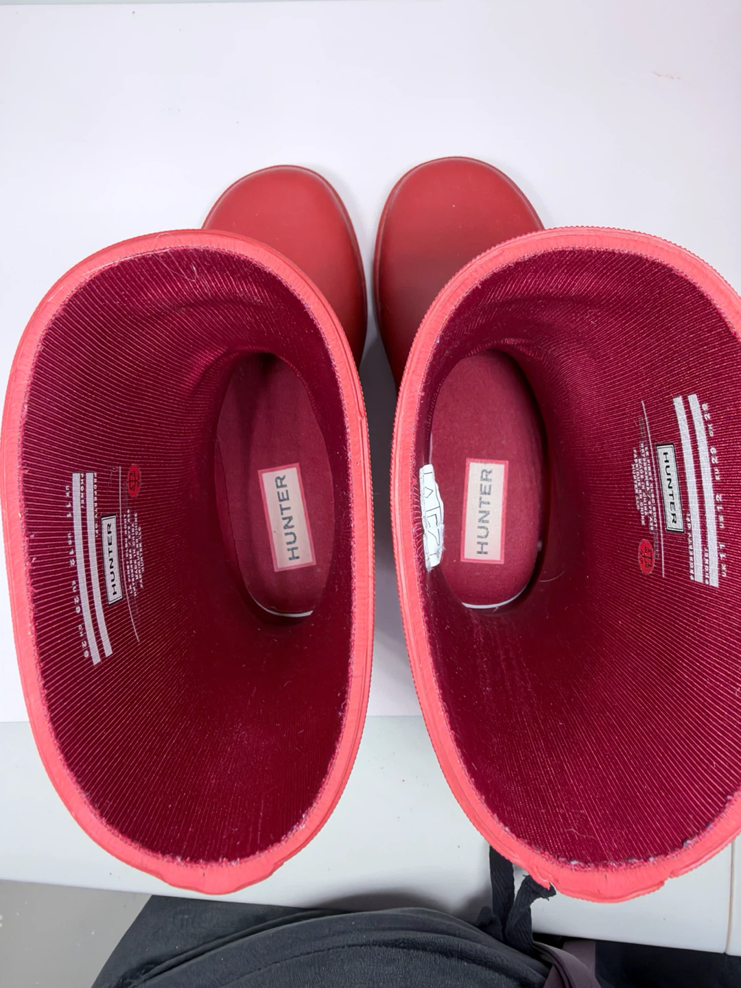 Hunter Kids First Classic Rain Boots - Red - photo 4