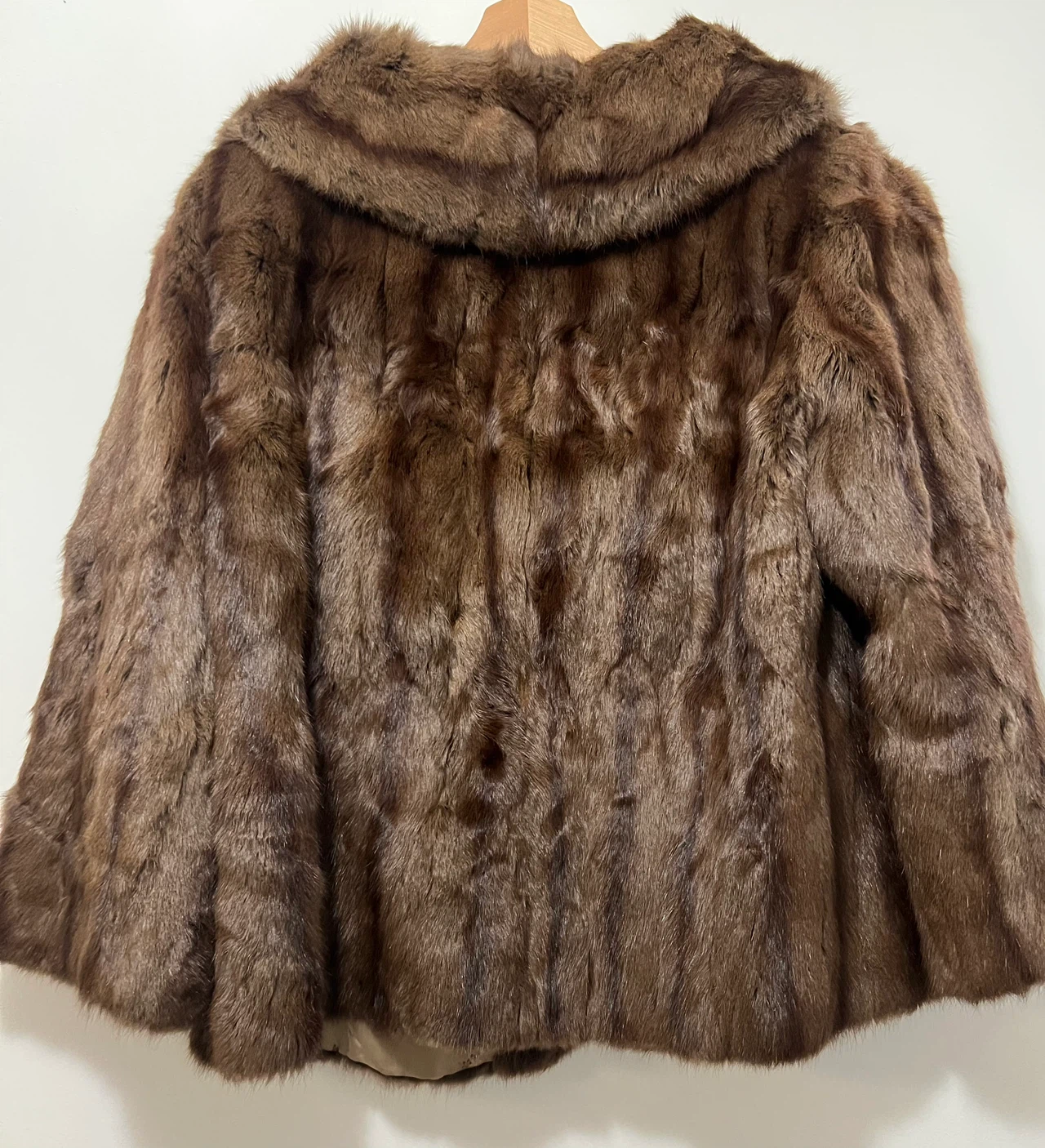 Vintage Holt Renfrew Brown Genuine Fur Coat - photo 2