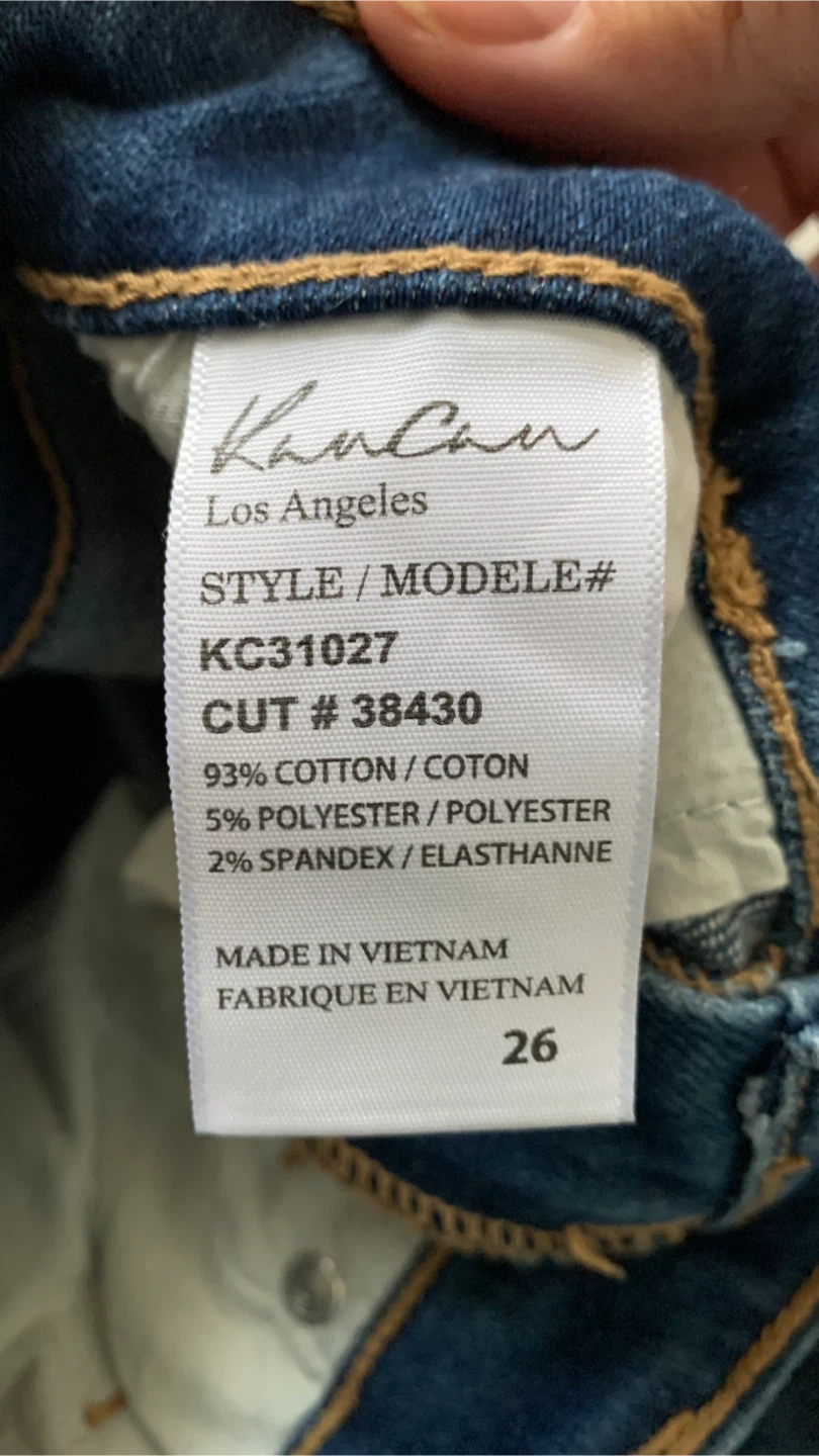 Kancan Los Angeles Distressed Skinny Jeans - Size 26 - photo 3