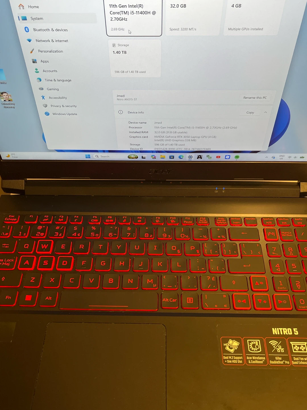 Acer Nitro 5 Gaming Laptop - photo 2