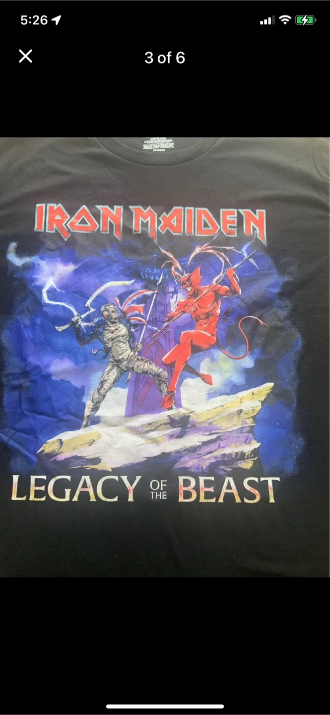 Iron Maiden Legacy of the Beast T-Shirt - photo 3