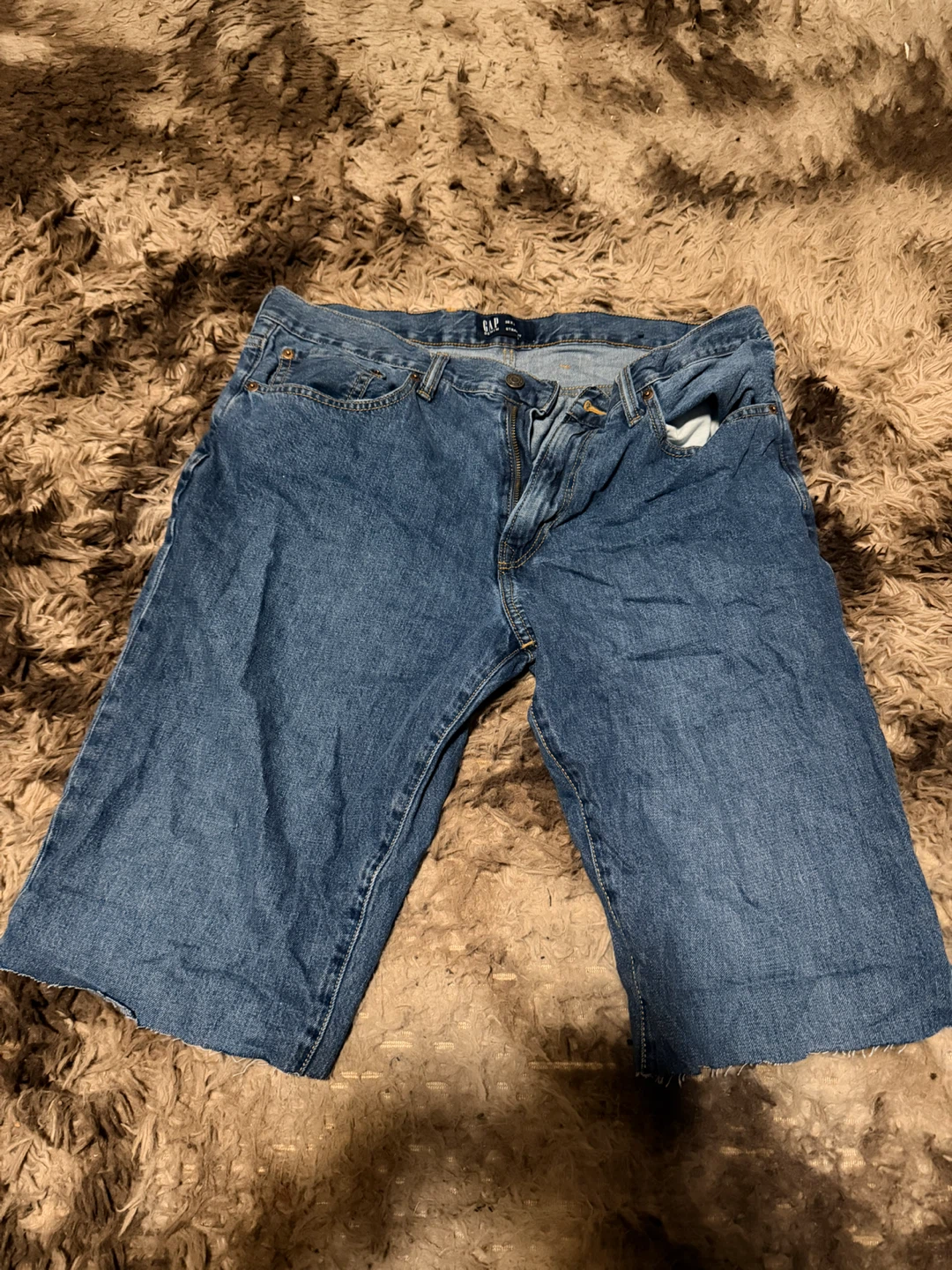 Gap Denim Straight Cutoff Shorts