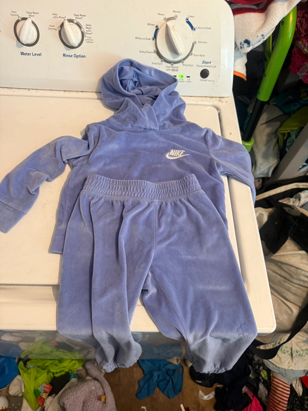 Nike Velour Hoodie and Jogger Set