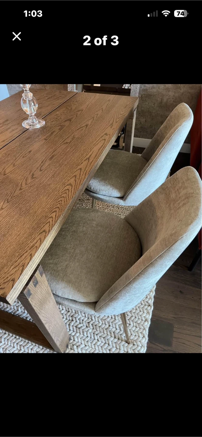 IKEA MÖRBYLÅNGA Dining Table, Brown Stained Oak Veneer