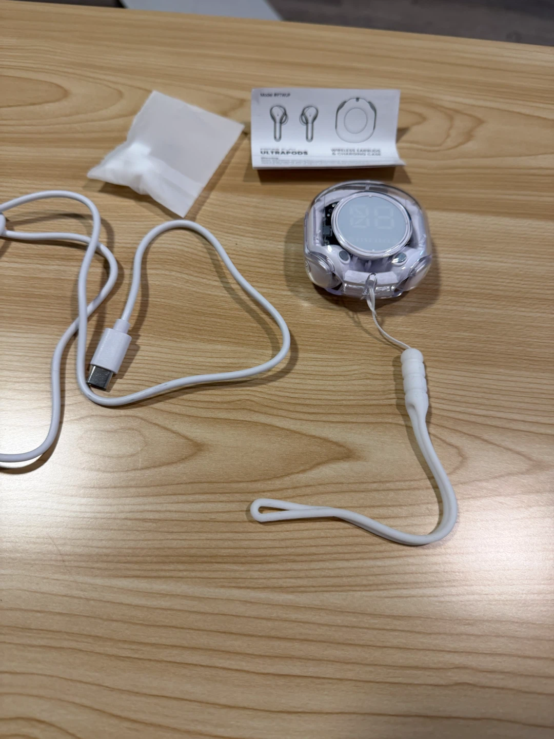 Ultrapods wireless earbuds and charging case