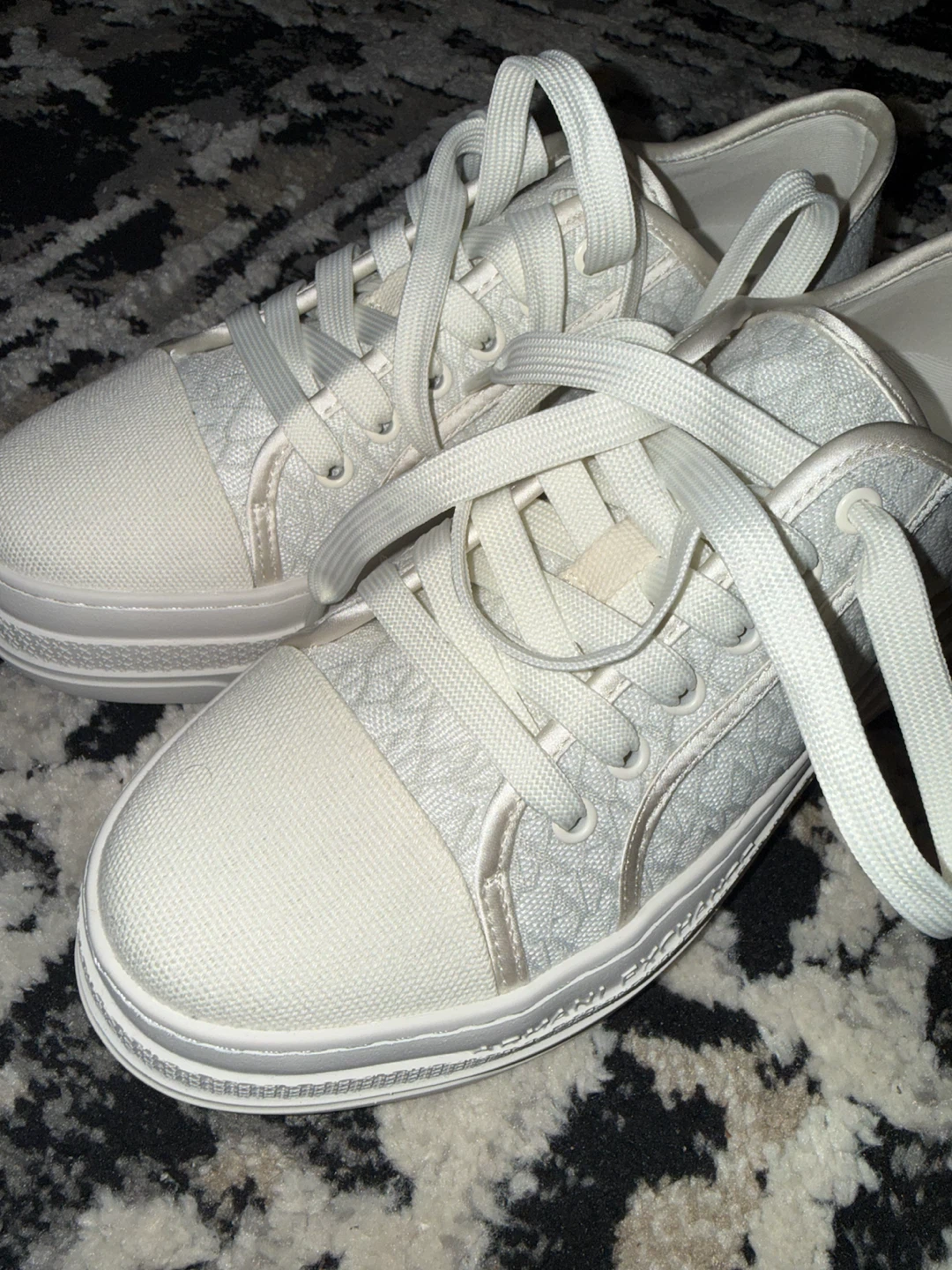 Armani Exchange Platform Sneakers White - photo 2