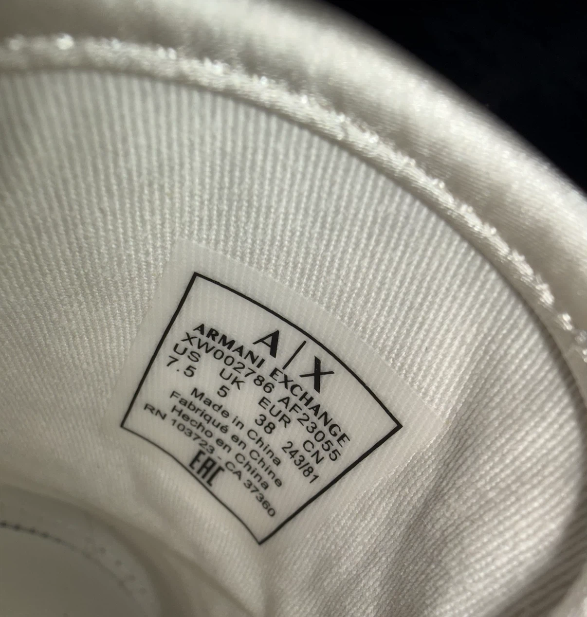 Armani Exchange Platform Sneakers White - photo 5