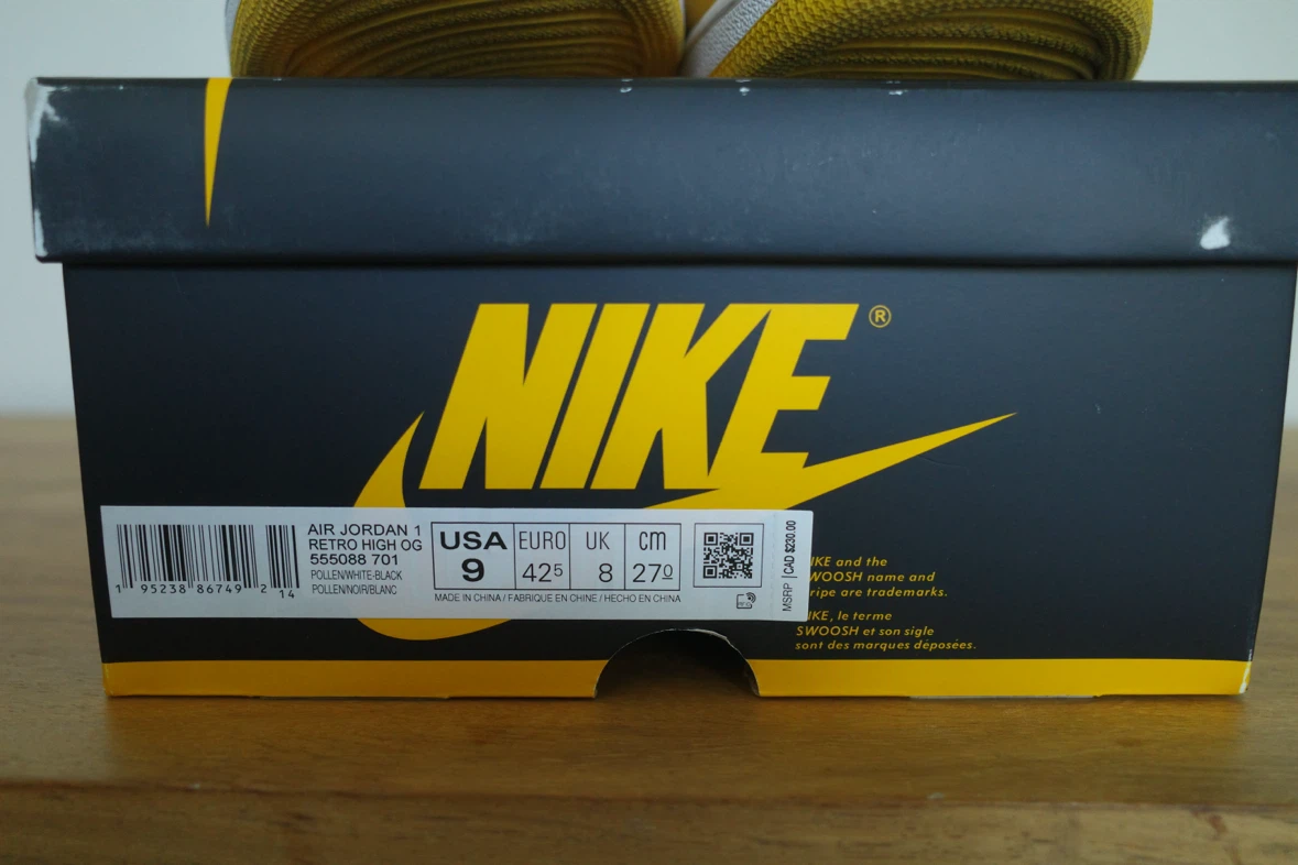 Jordan 1 “Pollen” sz 9 - photo 3