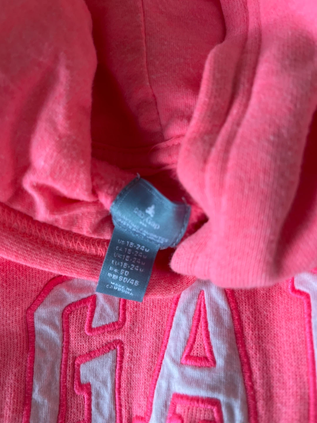Baby Gap Bright Pink Hoodie - photo 2