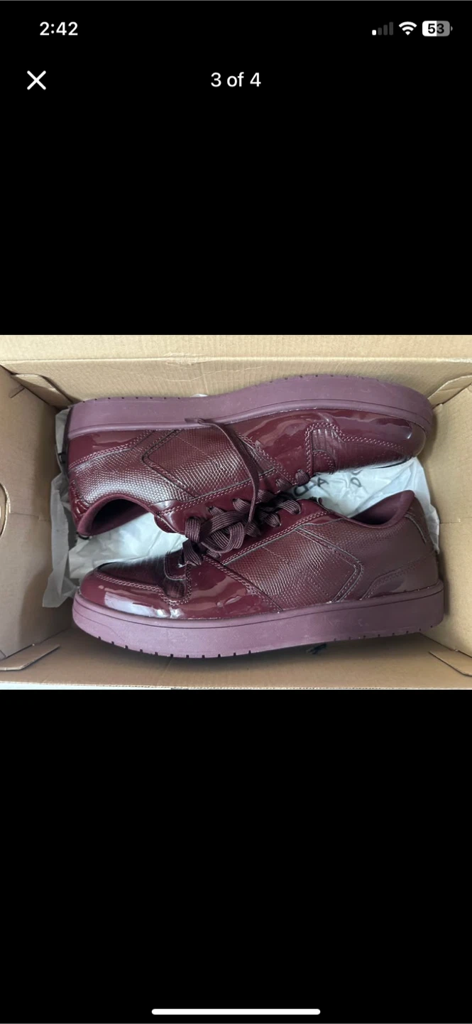 Burgundy Aldo Sneakers