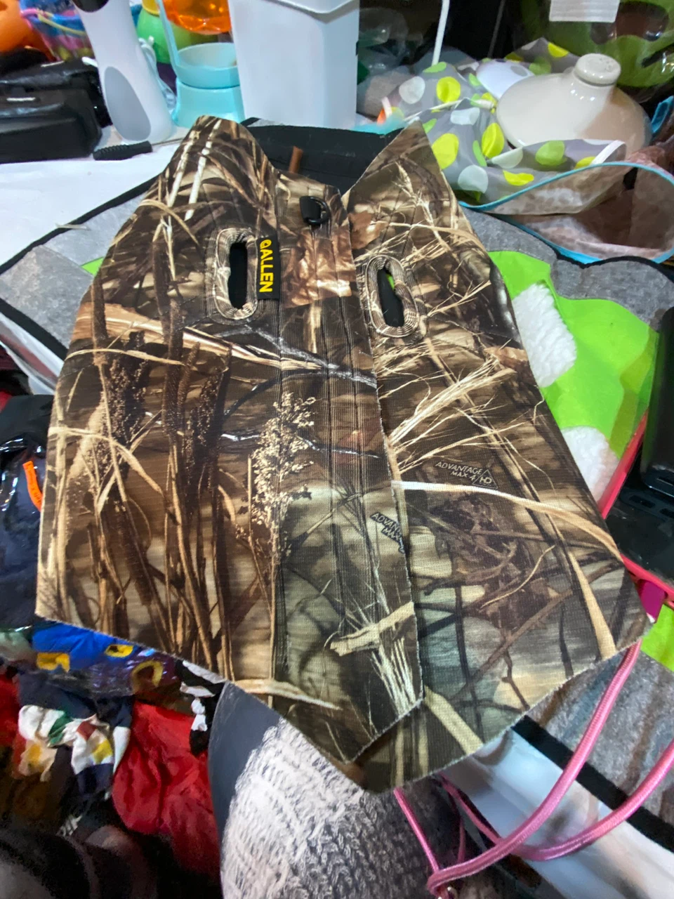 Camo dog vest size large